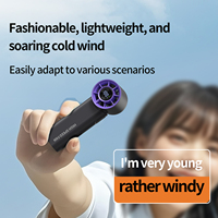 Hxtc88 Léger 1-100 Vitesse Du Vent Led Affichage Usb Rechargeable Petit Mini Main Personnel De Poche Portable Turbo Ventilateur