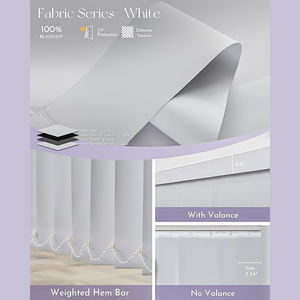 Stores verticaux électriques automatiques modernes et élégants, occultants et translucides, pour grandes fenêtres, avec télécommande - Product Image 4