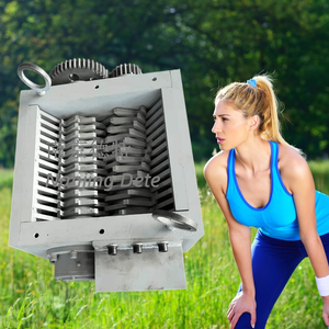 Dete SUS304 Double arbre lame de broyeur de déchets Mini boîte de broyeur châssis lame de broyeur en plastique - Product Image 1