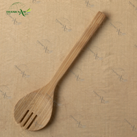 Ensemble de cuillères en bambou écologiques et durables OEM/ODM, capacité 10 ml, design personnalisé pour cadeaux, ustensiles de cuisine du Vietnam