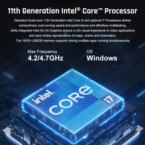 Alta calidad 15,6 pulgadas IP65 <span class=keywords><strong>I5</strong></span> I7 Industrial resistente portátil pantalla táctil nuevo procesador Intel 256GB luz solar legible - Product Image 3