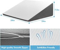 Orthopädisches Ergonomisches Bettkissen Memory-Schaum-Kissen für Schlafkomfort Zervikale Unterstützung Kopfstütze Dreieckiges Kissen