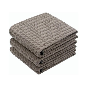 Serviettes gaufrées absorbantes pour café, séchage rapide, en microfibre, pour barista, lavables et réutilisables, torchons de cuisine – Vente chaude - Product Image 1