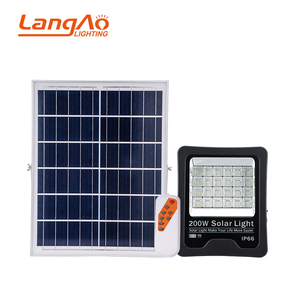 en la superficie caliente blanco <span class=keywords><strong>puro</strong></span> de alta lumen al <span class=keywords><strong>aire</strong></span> libre impermeable ip66 llevó la luz de inundación solar 200w - Product Image 2