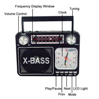 Usine Meier maison rétro lecteur MP3 sans fil M-U35BT M-U35 lampe de poche Portable USB TF AM FM SW1 SW2 4 bandes DSP Radio Quartz