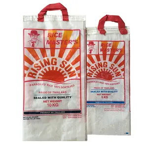 Xinfengファッショナブルな特殊形状のパンチハンドルカラフルなリサイクルラミネートPP織りショッピングバッグ