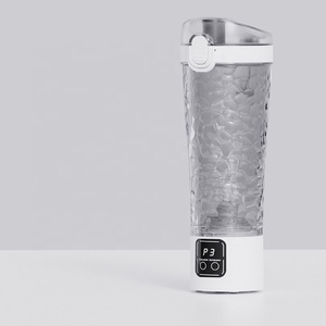 Bouteille d'eau électrique mélangeur automatique pour protéines pré-entraînement en plastique sans BPA pour la salle de sport, le <span class=keywords><strong>fitness</strong></span> et les sports - Product Image 6