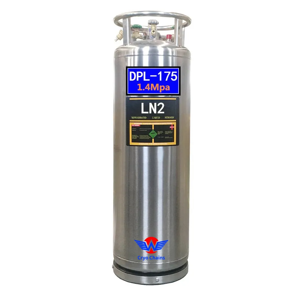 Oxígeno líquido criogénico de nitrógeno líquido tanque de almacenamiento criogénico de Gas Licuado de contenedor