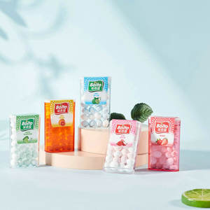 Todo Tipo de Mentas con sabor a frutas refrescante grasoso portátil después de la comida aliento fresco sin azúcar caramelo de xilitol bajo en grasa - Product Image 2