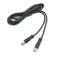 Connecteurs de prise d'aviation LED personnalisés à 4 ou 5 broches, câble à 3 broches, fil circulaire étanche, connecteur M12