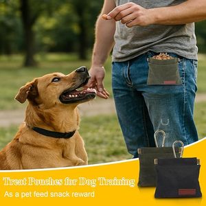 Pet Training <strong>Dog</strong> Treat Pouches Hand Free Puppy <strong>Dogs</strong> Treat Bag with Carabiner - Product Image 6