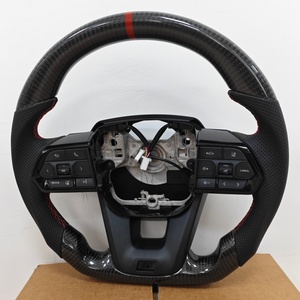 Volant de direction en fibre de carbone de qualité supérieure pour LC200 Toyota Prius 30 C 50 Zvw Zvw30 Xw30 TC XB <span class=keywords><strong>IM</strong></span> XA - Product Image 4