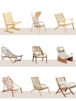 Collection de chaises longues pliantes Meiqi pour balcon, chaise longue inclinable, chaise de patio, canapé relaxant pour l'intérieur et l'extérieur