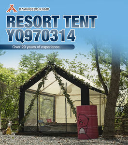 カワゲボ キャンプ アウトドア 防水オックスフォード生地 リゾートロッジ グランピング 高級サファリホテルテント レストランパーティーイベント用 - Product Image 5