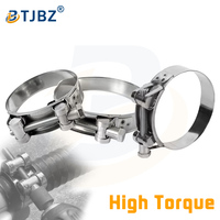 Colliers de serrage robustes en acier inoxydable pour moteur, colliers de serrage pour tuyaux d'huile, colliers de serrage pour flexibles en caoutchouc