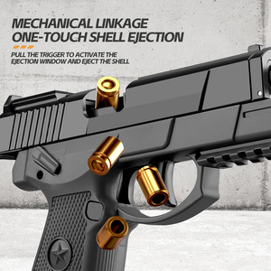 PP TOYS PP-MQ148 QSZ-92 Juguete de Simulación, Modelo de Pistola con Expulsión Automática de Cartuchos, Juguete Educativo de Disparos de Plástico para Niños de 8 a 13 Años - Product Image 3