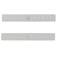 Tissu de vêtements lavable imperméable à longue portée lavage Nfc puce de blanchisserie étiquettes textiles UHF étiquette de blanchisserie RFID pour la gestion de la blanchisserie
