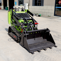 Mini chargeuse compacte hydraulique sur chenilles chargeur frontal capacité 500KG pièces jointes produit Offre Spéciale livraison gratuite noyau de moteur