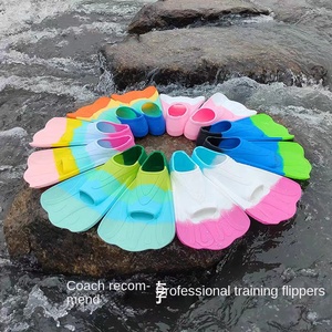 Aletas de silicona personalizadas, entrenamiento de natación para hombres y mujeres, aletas largas de exportación transfronteriza especiales de buceo - Product Image 3