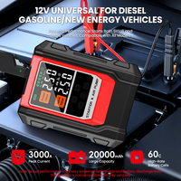 Démarreur de batterie portable 150 PSI avec compresseur d'air 4000A 24000mAh, gonfleur de pneus et manomètre numérique