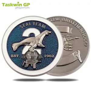 Taskwingifts Personalization no minimum designer custom logo cheap metal zinc alloy manufacturer wrestling 32mm challenge coin