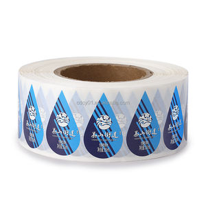 Venta al por mayor de etiquetas impermeables de doble cara pegatinas de vinilo de impresión UV para Pegatinas de botellas de bebidas - Product Image 5