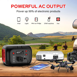 Station d'alimentation portable 200W, solaire, batterie lithium-ion 155Wh, générateur, lampe de poche, charge sans fil pour le camping et les activités de plein air - Product Image 5