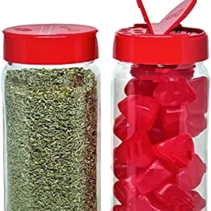 Glass Spice Jars with Shaker Lids - Spice Containers 16 oz Pipoca Tempero Shaker ou queijo parmesão, Canela Sugar Dispenser