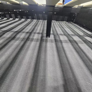 Lit double moderne de luxe avec rangement, cadre de lit rembourré réglable, panneau en contreplaqué en bois massif, meubles de chambre à coucher - Product Image 5