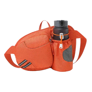 Sac banane tactique multifonctionnel étanche avec logo personnalisé, grande taille, pour randonnée en extérieur, avec compartiment pour bouteille d'eau et fermeture éclair - Product Image 4