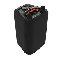 Enceinte Bluetooth 50W portable, mini enceinte karaoké RVB pour fête, microphone intégré, subwoofer portable 6000mAh