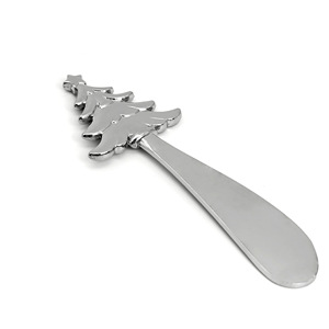 Christmas Tree Metal Butter Knife Zinc Alloy Hand Wash Only For <b>Dessert</b> <b>Tools</b> - Product Image 4