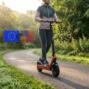 Scooter Eléctrico Todoterreno de Dos Ruedas para Adultos, Motor sin Escobillas de 500W, Alcance de 100 km, Fácil de Plegar, Impermeable y Ecológico - Product Image 1