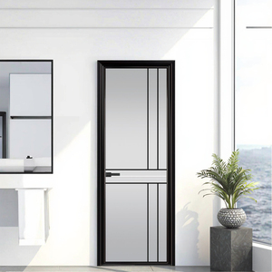 <span class=keywords><strong>Puerta</strong></span> corrediza de lado estrecho medio, plana, abierta, sencilla y minimalista, baño, cocina, balcón, inodoro, <span class=keywords><strong>puerta</strong></span> de cristal para otros espacios - Product Image 6