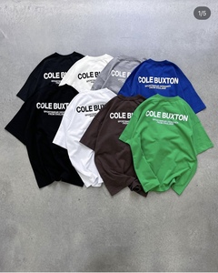 T-Shirt Streetwear da Uomo Personalizzata di Alta Qualità Eleven, 240 Grammi, 100% Cotone Pesante, Stampa Estiva, Vestibilità Regolare - Product Image 3