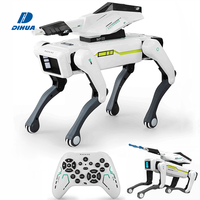 Robot chien éducatif interactif avec application, apprentissage STEM, tir de balles RC, jouet robotique intelligent multifonctionnel amusant pour enfants