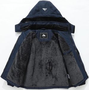 Veste de ski pour garçon, manteau d'hiver chaud pour enfants, veste de snowboard imperméable en polaire, coupe-vent, imperméable à capuche pour l'extérieur - Product Image 5