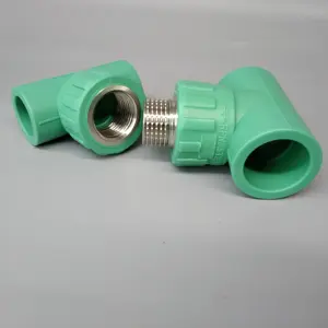 Raccords coudés femelles en <span class=keywords><strong>laiton</strong></span> EKK pour tuyaux PPR - Product Image 5