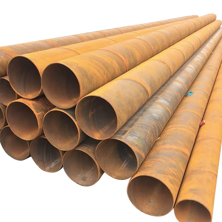 ASTM A252 Sınıf büyük çaplı spiral kaynaklı çelik boru satışa