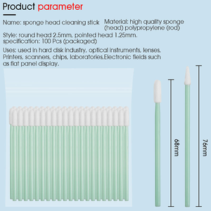 COMPTYCO stick di pulizia in fibra 100 pezzi tamponi in fibra per 1.25mm/2.5mm LC/SC/FC/ST connettori/adattatori per pulizia in fibra ottica - Product Image 6