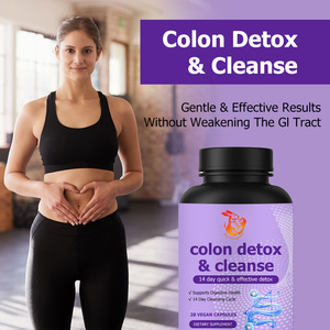 Capsules de détoxification du côlon avec séné, enzymes digestives, probiotiques, favorisent la santé digestive, détox rapide en 14 jours - Product Image 4
