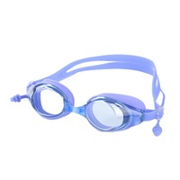Vente en gros de lunettes de natation en silicone anti-buée, 8 couleurs, nouvelles, lentilles plates HD, lunettes de natation pour adultes