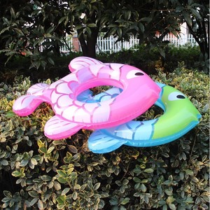 Flotador de Peces Pequeños, Inflable de PVC con Forma de Pez de Dibujos Animados para Niños, Juego Acuático, Flotador de Playa, Talla Única - Product Image 1
