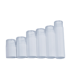 30ml <b>50ml</b> 100ml 120ml 150ml 200ml Airless Pump Cylinder Shape Empty Foundation <b>Bottles</b> Custom Logo White Plastic Lotion <b>Bottles</b> - Product Image 1