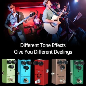 Pedal de guitarra eléctrica mini al por mayor, Overdrive Distortion Stompbox, fuente de alimentación de 9V CC, directo de fábrica - Product Image 6