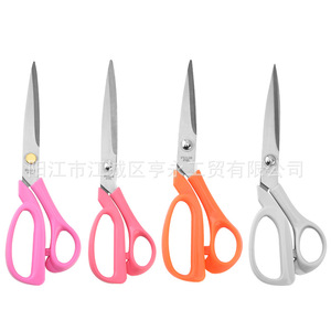Tailor <b>Scissors</b> Stainless Steel 8 9 10 Inch Grayish White V Shaped For <b>Sewing</b> Home Use - Product Image 2