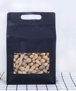 Custom logo Multiple Size Coffee Flour Food Snack Packaging Flat Bottom <b>Bag</b> Promotional Pack - Product Image 3