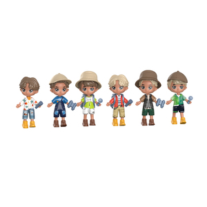 Figurine d'action Art Toys Kidult Little Corner Collectible Doll the Adventure Boys de 4 pouces en PVC et ABS avec accessoires, déballée - Product Image 5