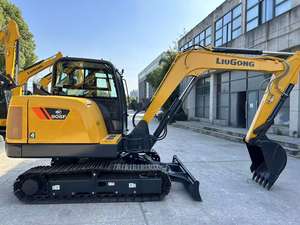 Excavator Mini LIUGONG 906F 5.8T Baru, Bucket Yanmar 0.23m, Mode ECO, Zero Tail Swing, Cocok untuk Pertanian, Kebun, Rumah Kaca, Ruang Sempit, Tahun 2025 - Product Image 2