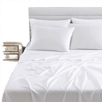 Linge de lit de luxe blanc en polyester et coton 200TC, motif végétal tissé, taille King 180x200, literie bio et écologique, qualité export